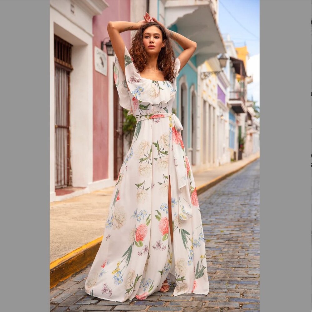 Yumi Kim Carmen Maxi Dress Size M Forever Yours Ivory